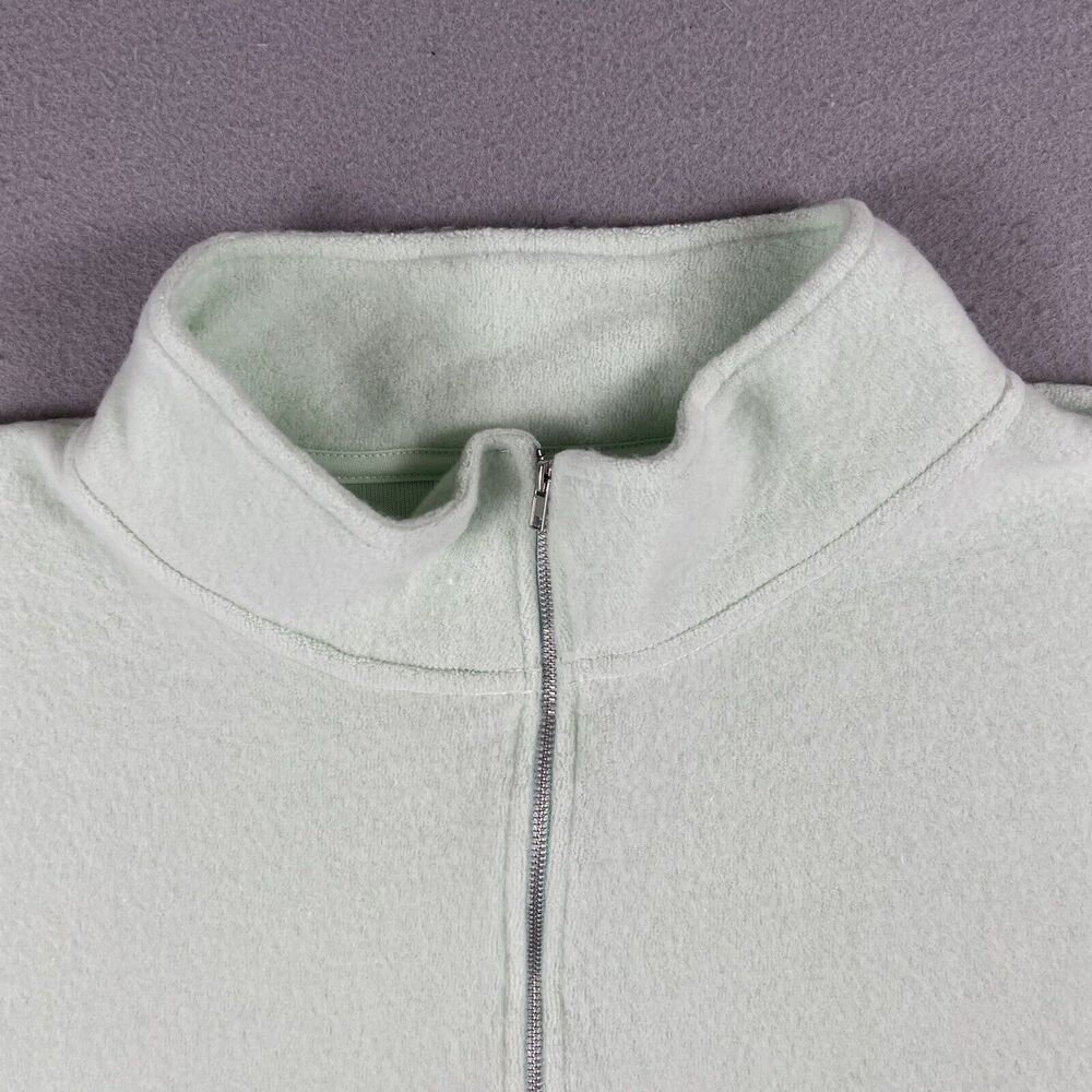 Soft Serve Sweater Size XL‎ Mint Green Cloud Cotton 1/2 Zip Pullover - Picture 4 of 12
